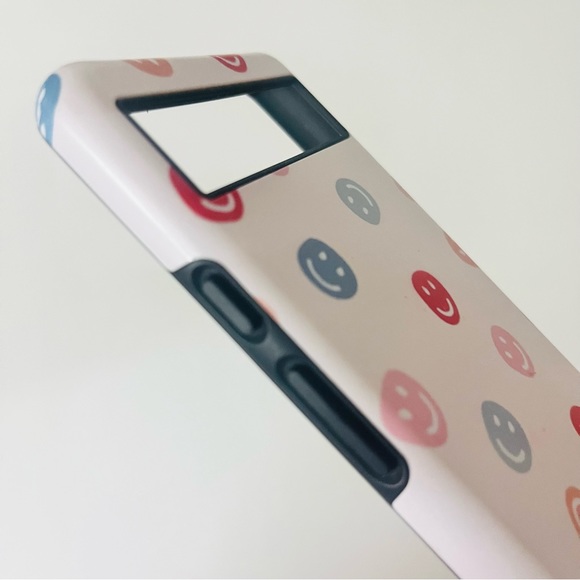 🙂📱 Google Pixel 6A Hard-Cover Phone Case (Smiley Face Pattern) - Picture 3 of 5